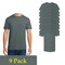 Gildan Unisex Blank Dark Heather T-Shirts for DIY Projects, Softstyle Shirt Multi Pack Tee